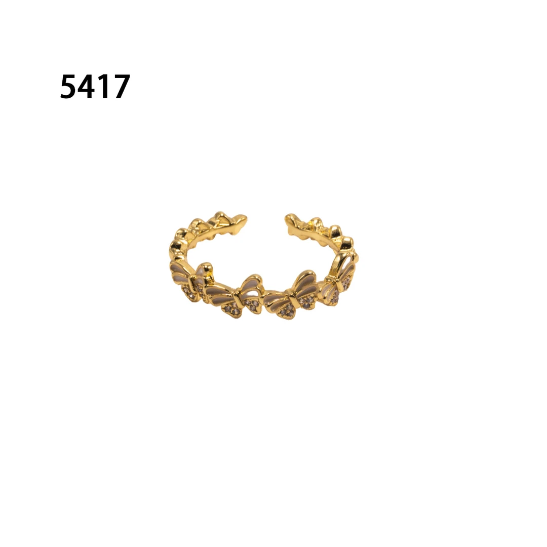 铜合金耳饰 气质小众设计高级感戒指~5417