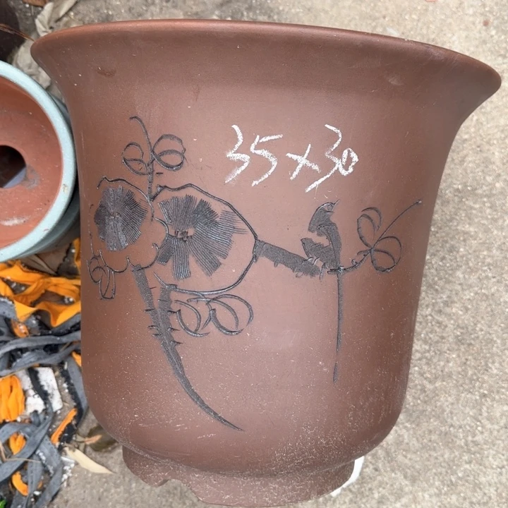 紫砂花盆特价清仓