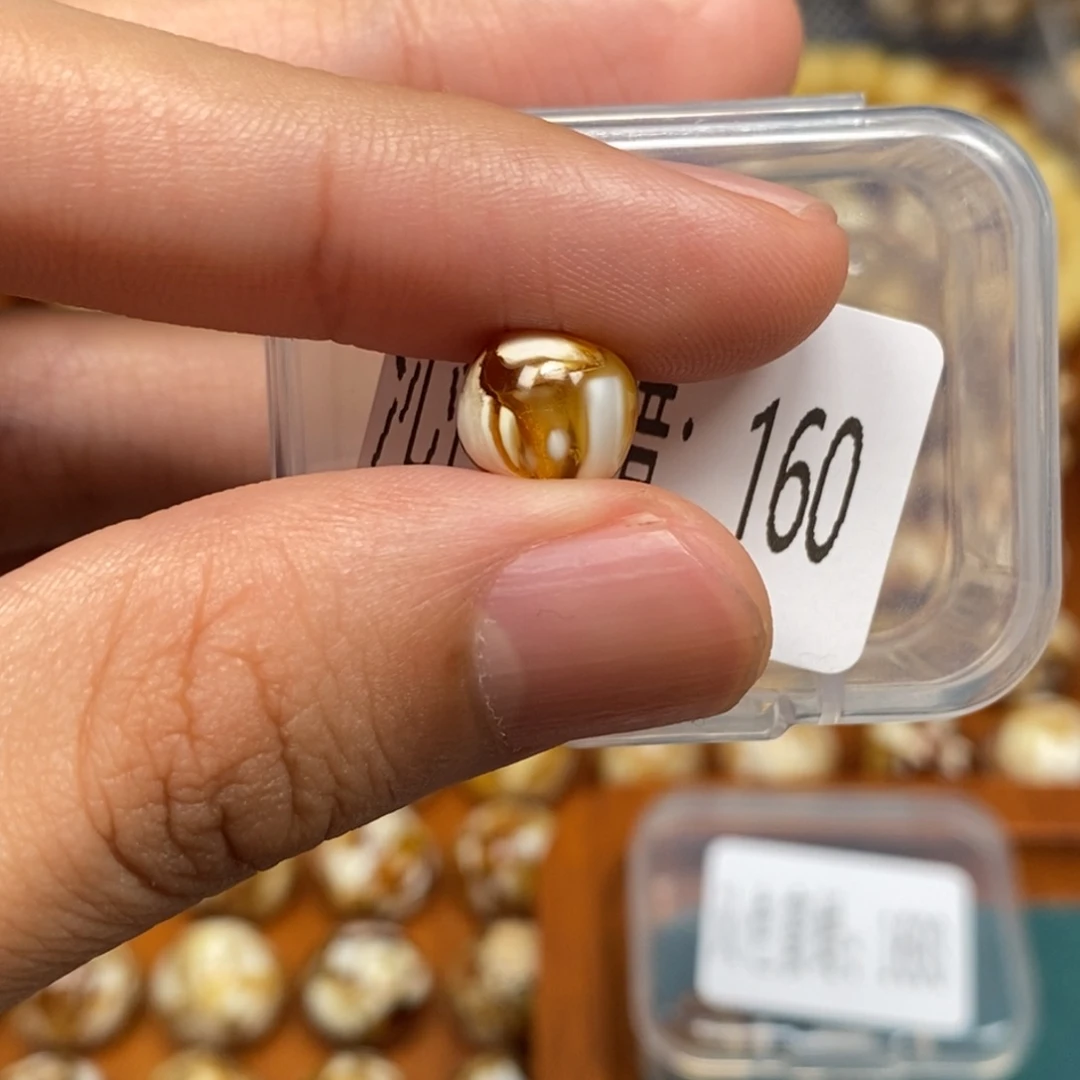 猴头核桃把件沁色圆珠老型160