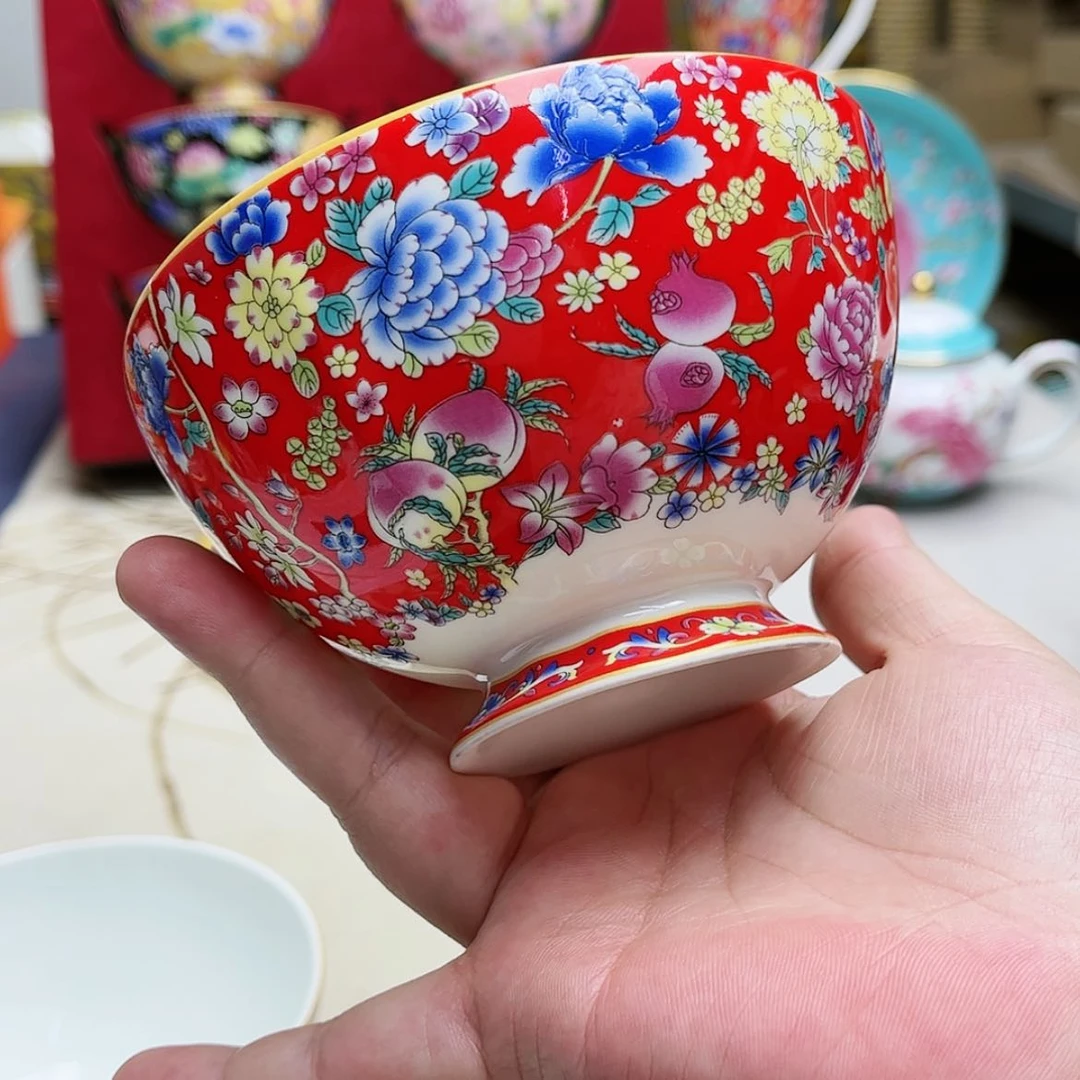 【闪购商品】珐琅4.5英寸4红。。。。