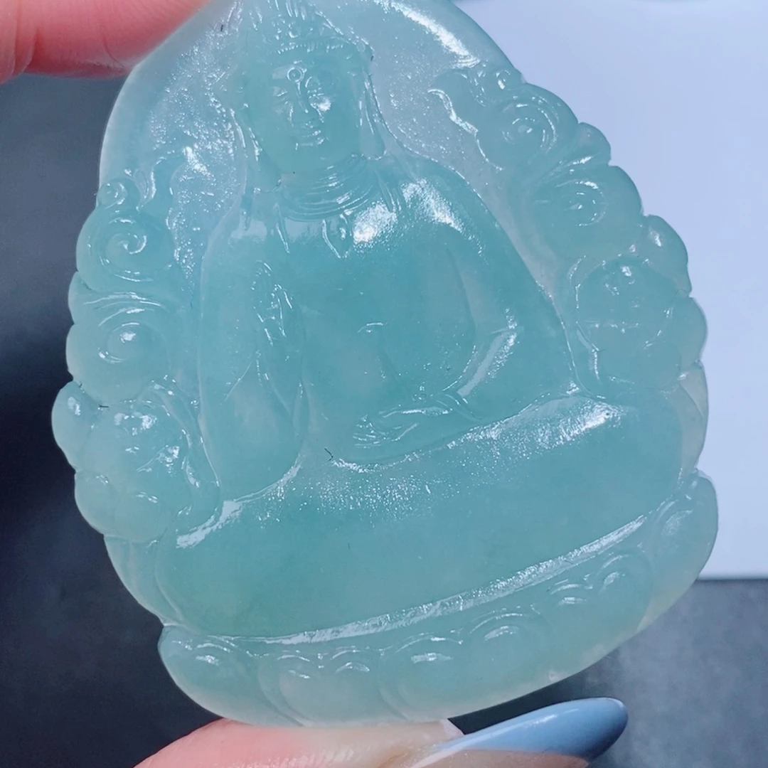 定制翡翠未镶嵌定制翡翠毛货挂件