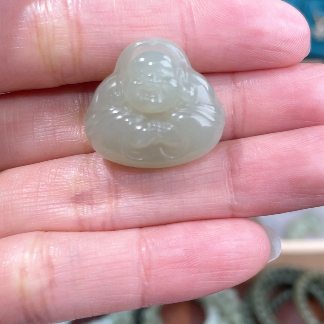 和田玉颈饰未镶嵌福*