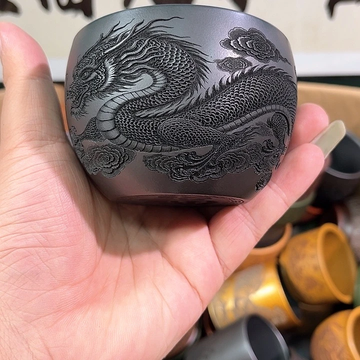 茶杯紫砂全手工紫砂主人杯