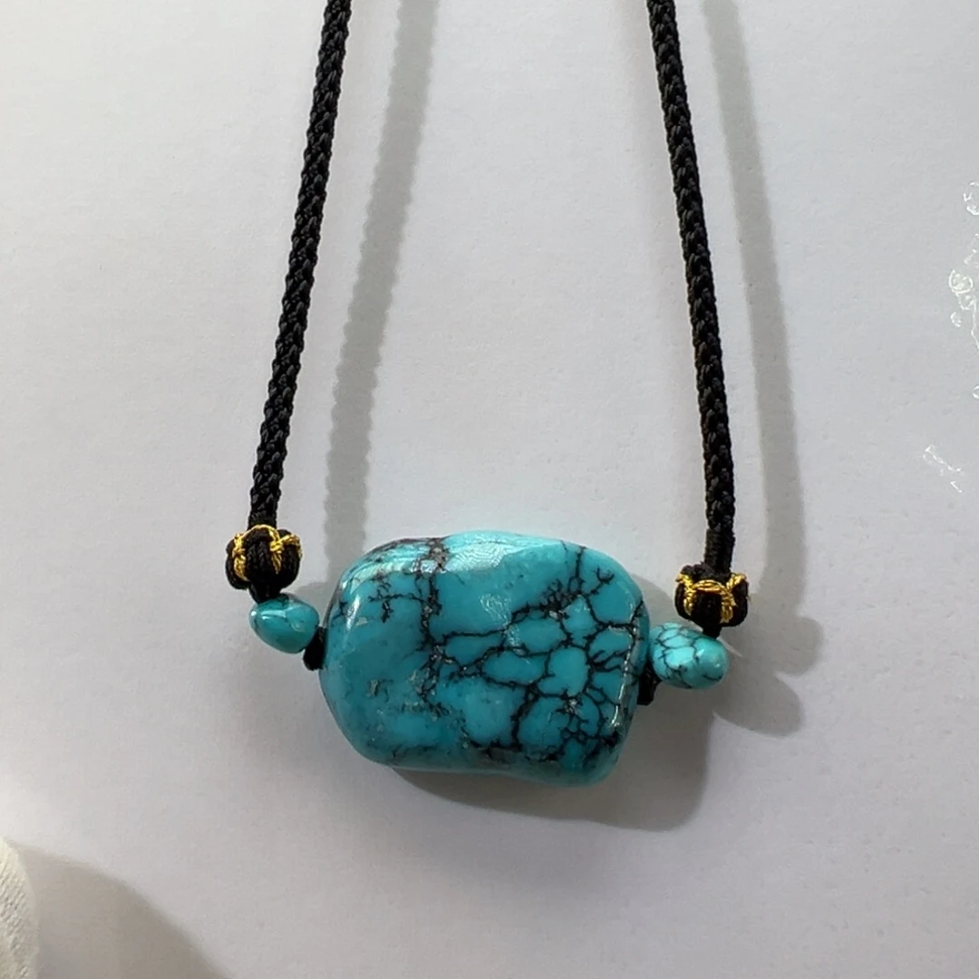 绿松石未镶嵌挂件