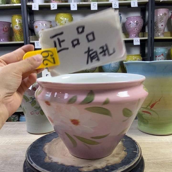 景德镇高温陶瓷花盆