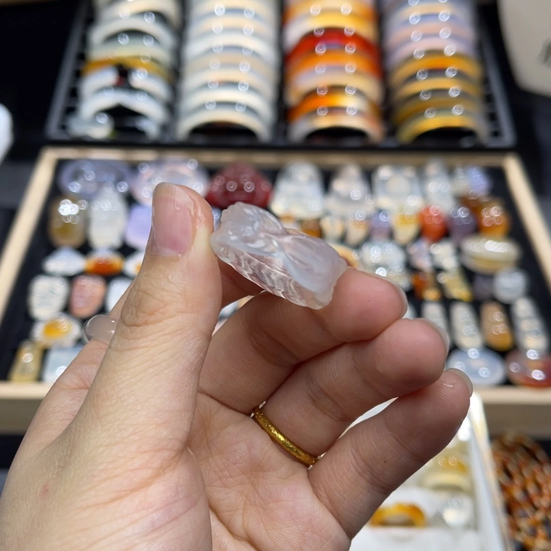 玛瑙/玉髓未镶嵌戒指