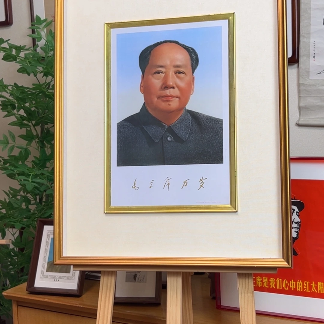 毛爷爷四版像 林题 铁皮