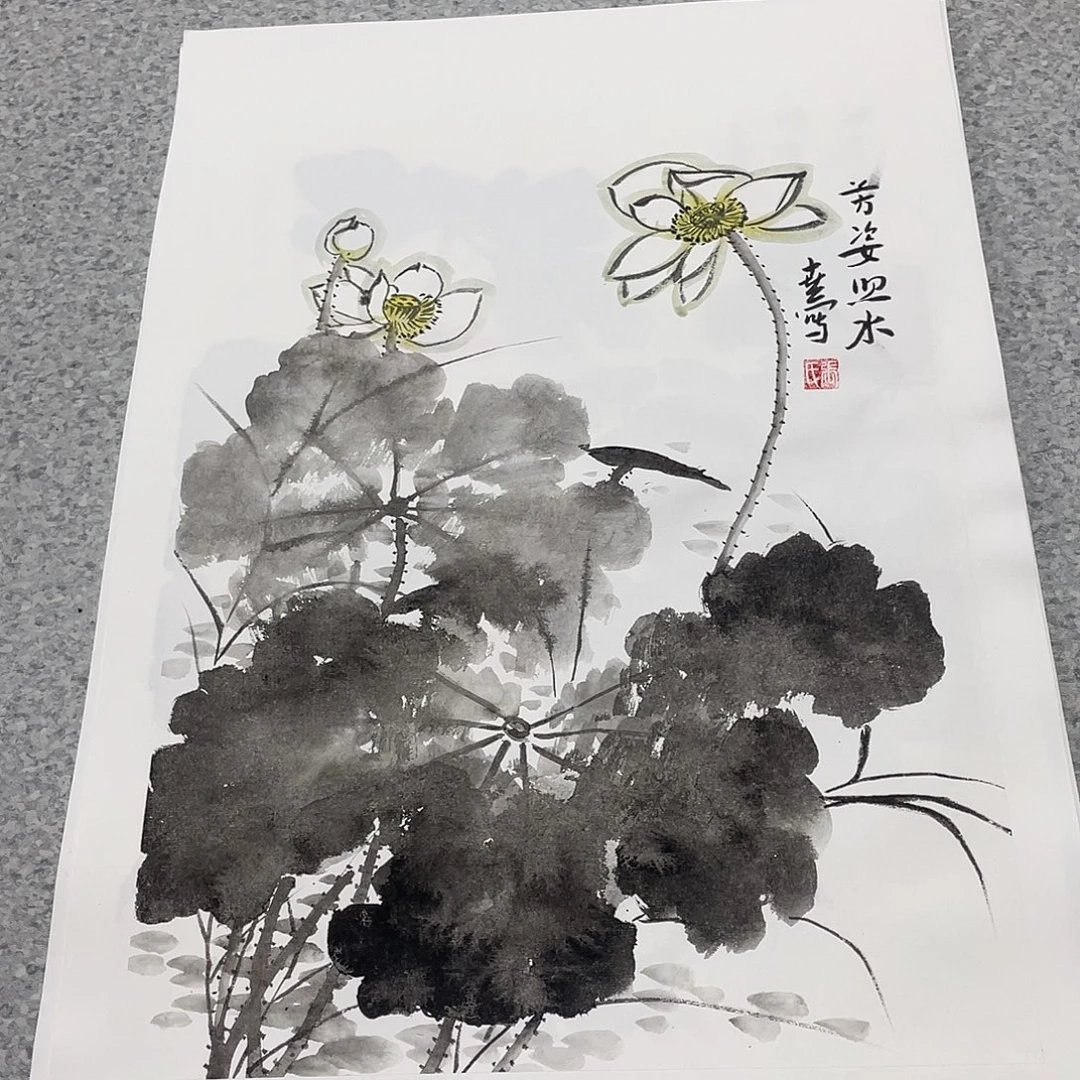 国画1.4平尺国画作品