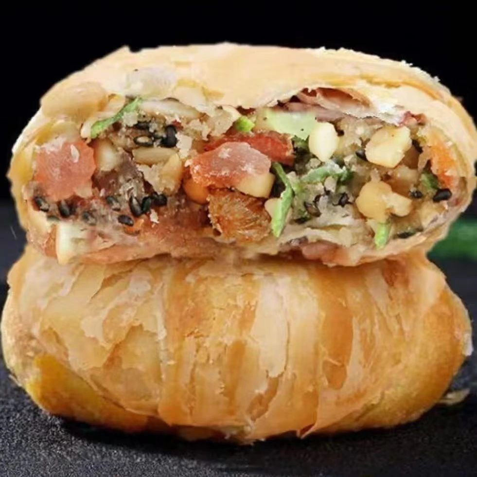 手工苏式酥皮多口味老式五仁月饼传统糕点零食