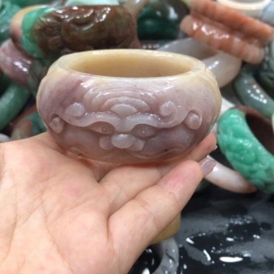 未镶嵌石英质玉珠宝半成品糖**甜