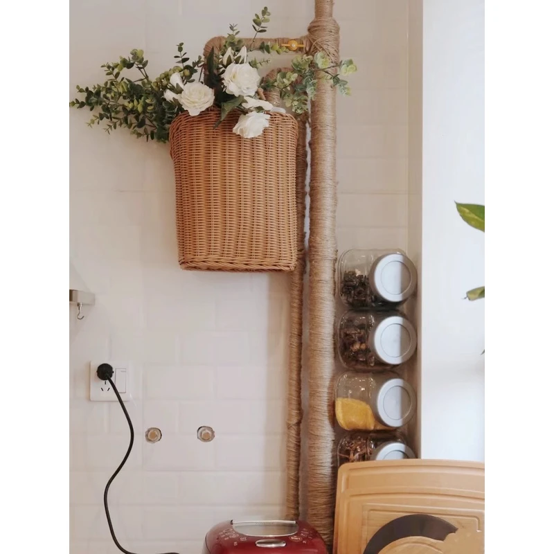 包暖气管燃气管天然气表装饰遮挡美化水管遮丑美化创意遮丑改造