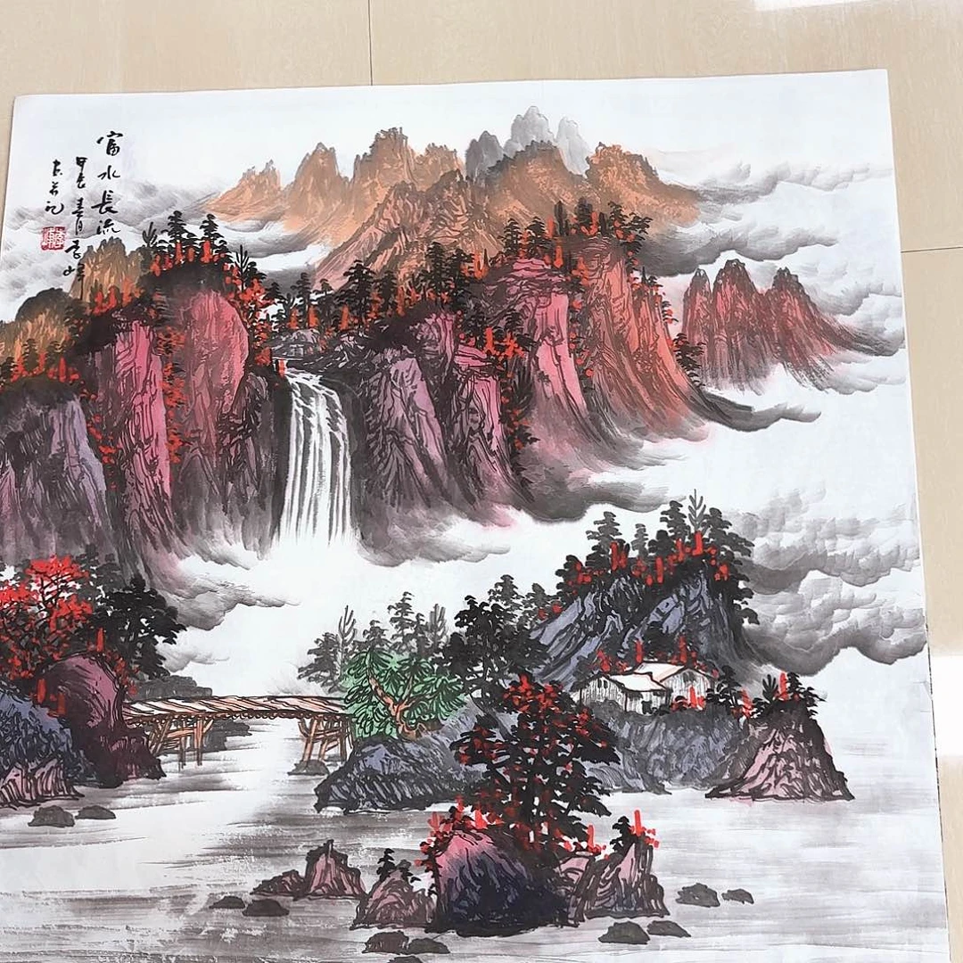 国画国画作品展。国画作品