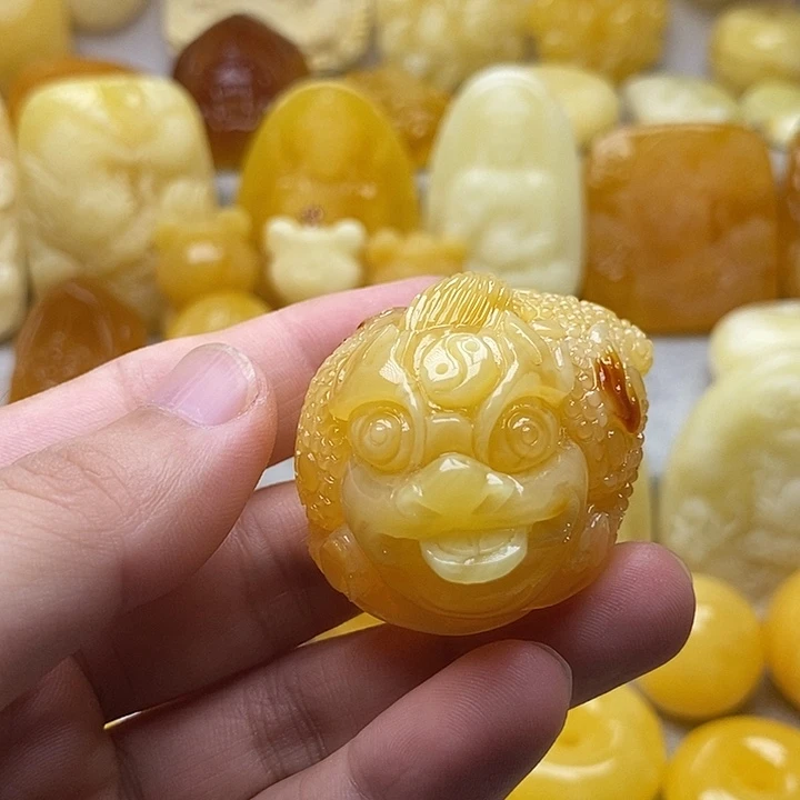 琥珀颈饰未镶嵌琥珀蜜蜡吊坠