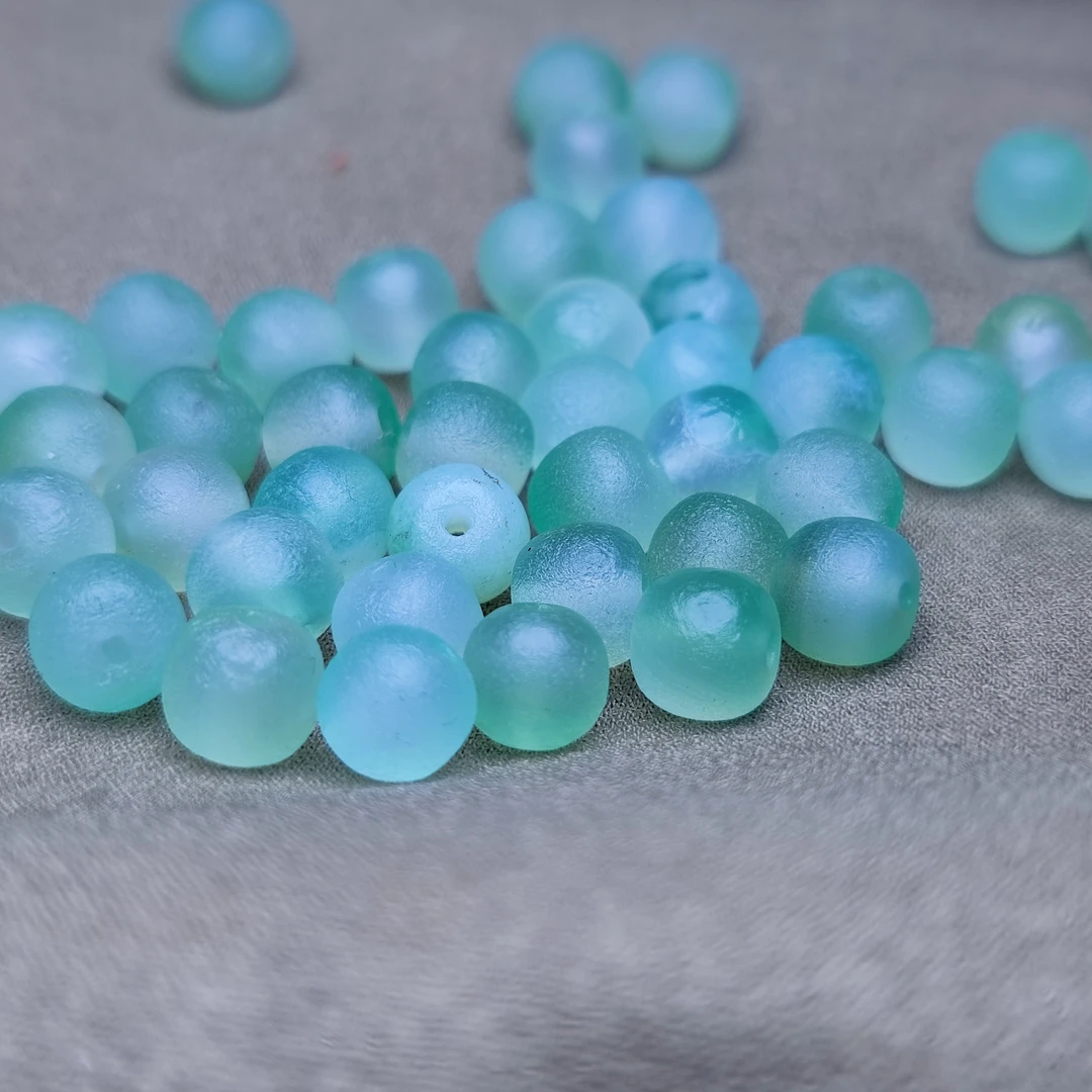 天然包浆老气绿玛瑙老型配珠散珠