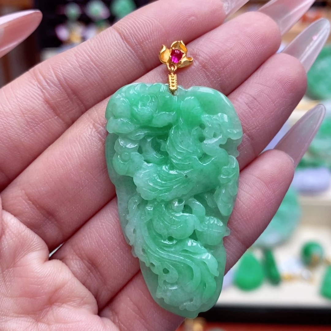 颈饰未镶嵌翡翠翡翠吊坠