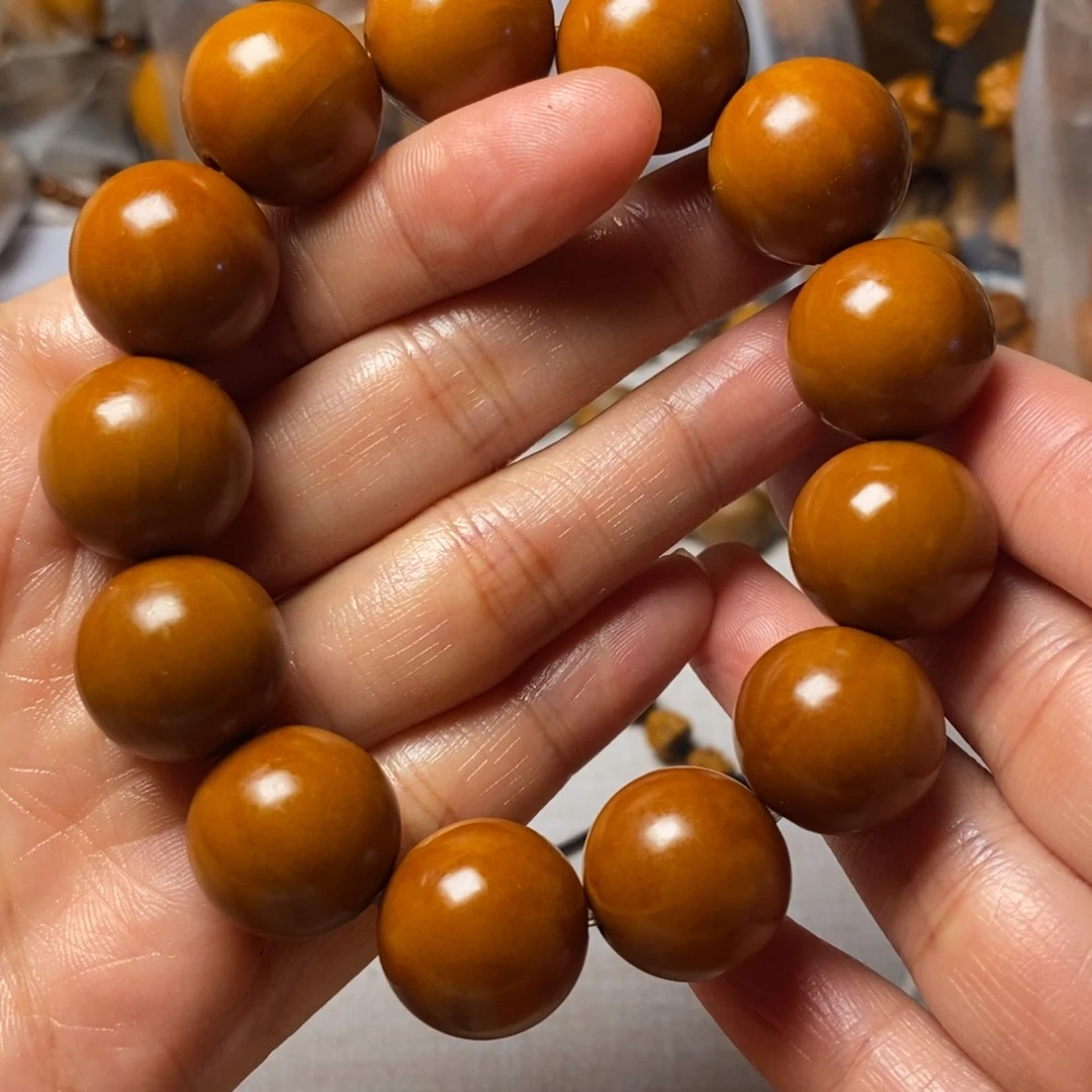 橄榄核手串/手链正圆光珠1.7