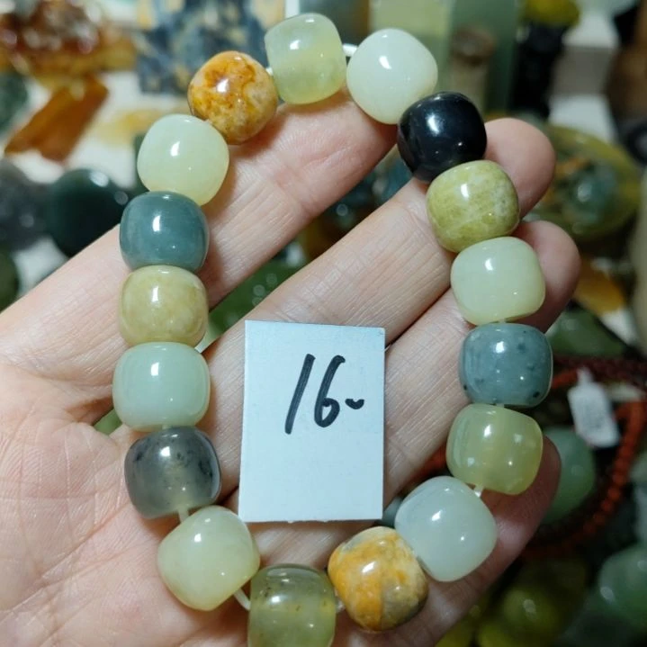 岫玉未镶嵌手串手串