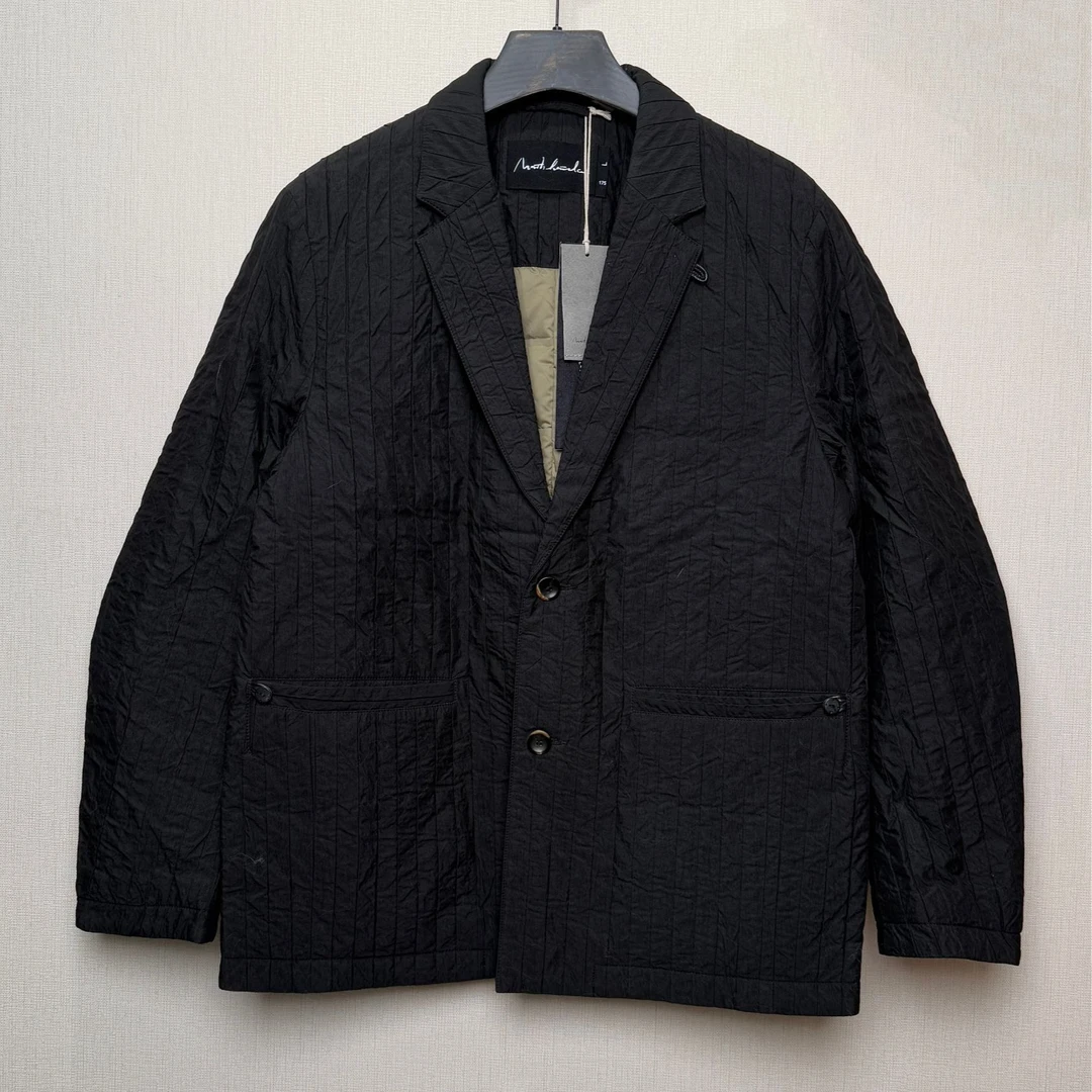 北纬三十度原创设计师商务秋季西服不起球百搭男士时尚长袖羽绒服