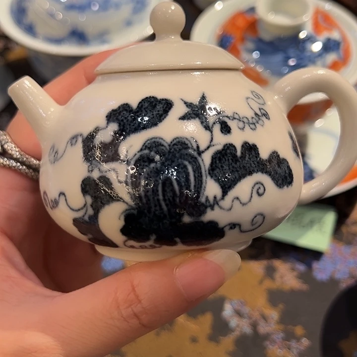 元青拙手仿元青花壶