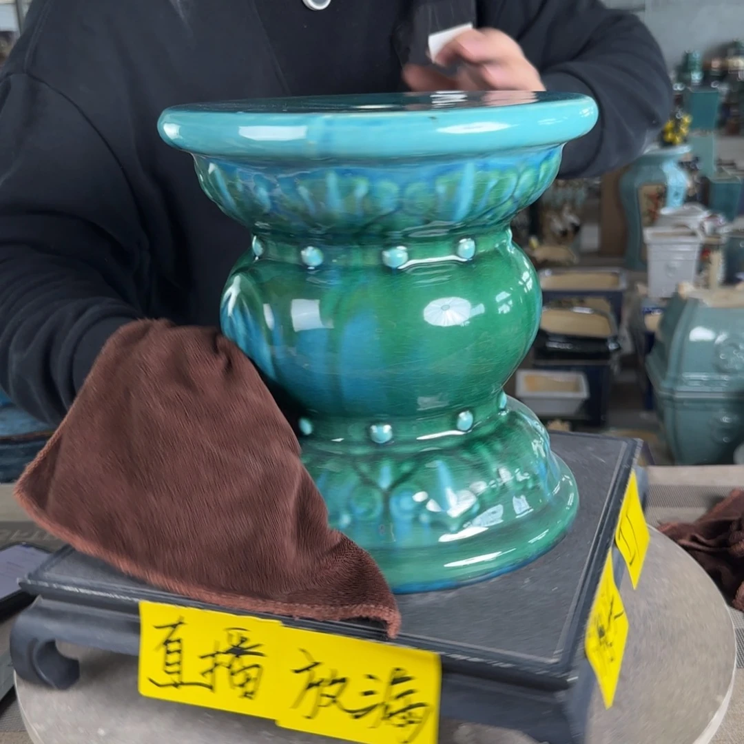 陶。一风堂石湾花盆 微瑕