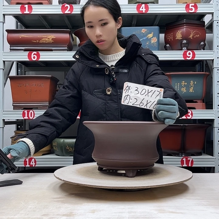 紫砂花盆紫砂花盆