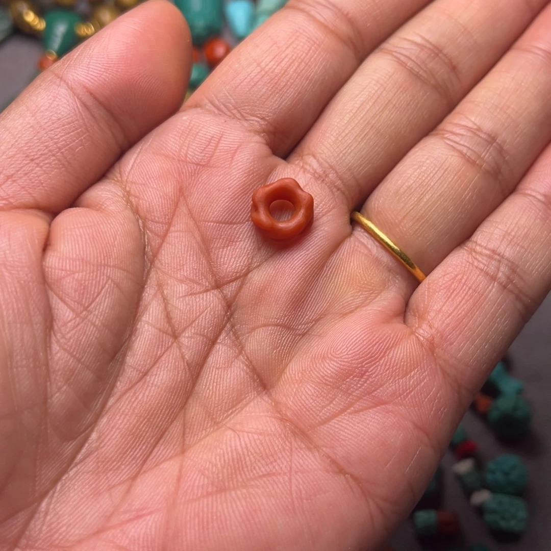 南红玛瑙卡环未镶嵌大*