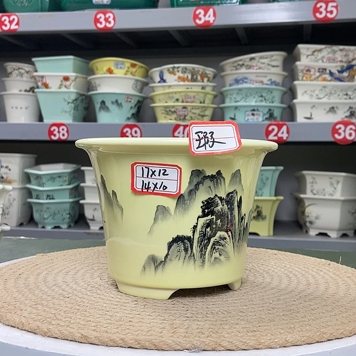 紫砂紫砂花盆4422