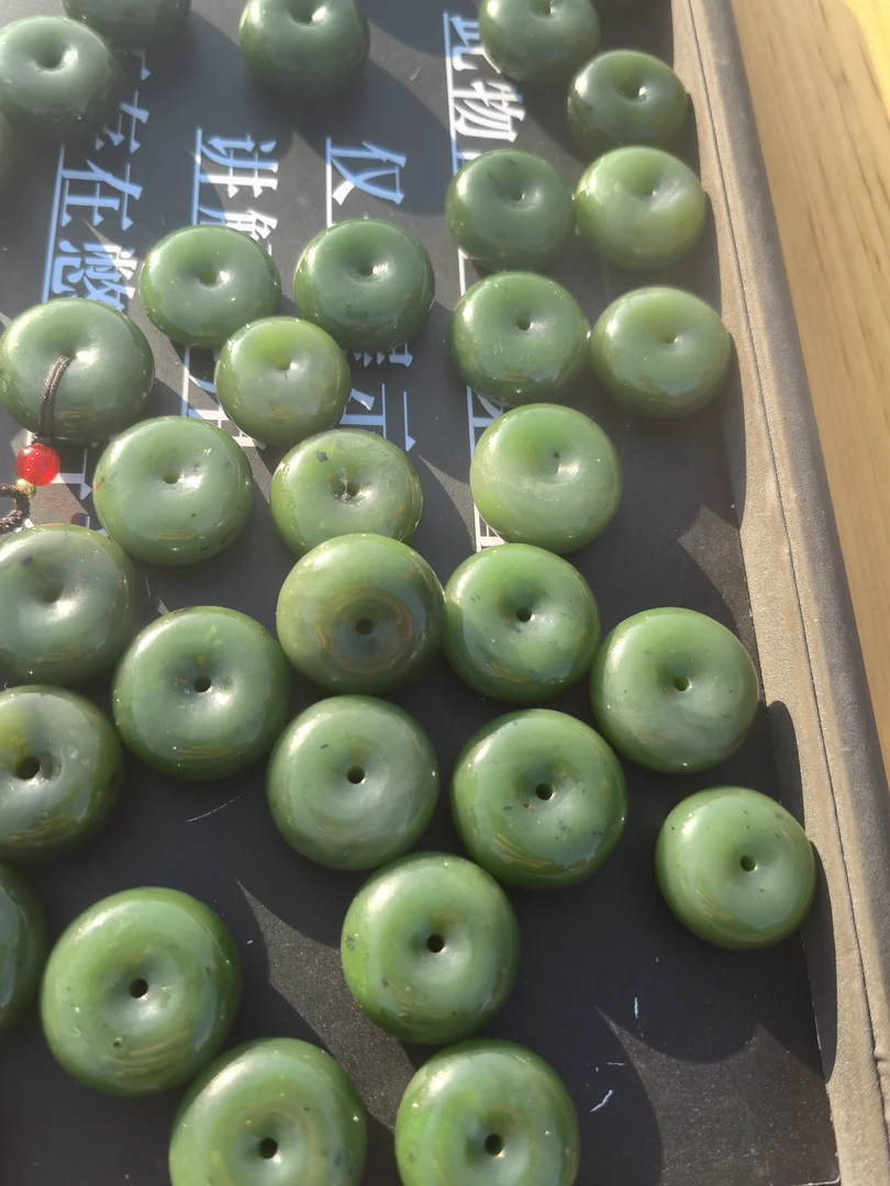 和田玉碧玉大胖扣多样性发一