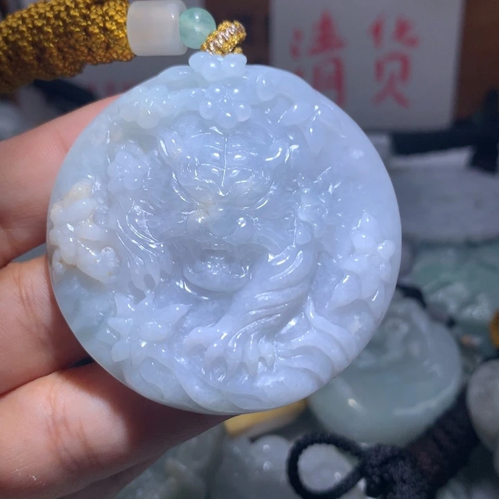 颈饰未镶嵌翡翠保真天然A货翡翠
