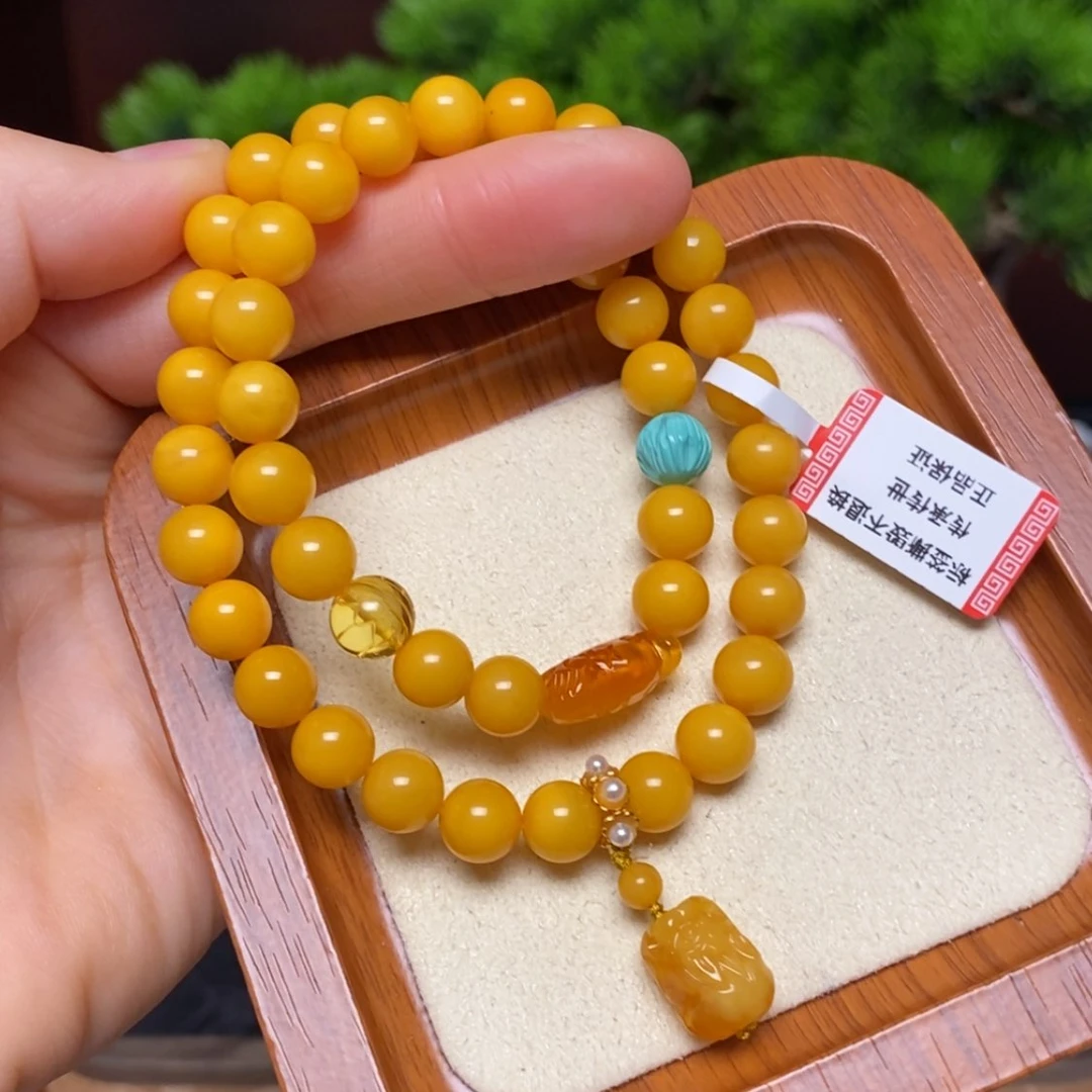 【闪购商品】未镶嵌蜜蜡手链手串