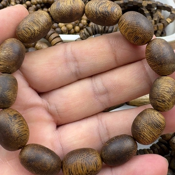 手串沉香金沙叶手串11克