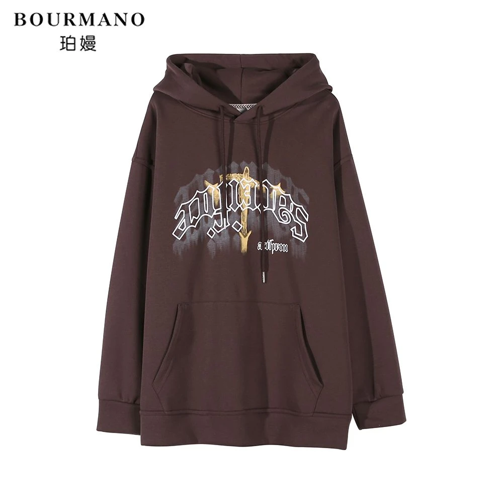 【珀嫚服饰】24-035-220016秋季新款百搭休闲修身卡通连帽卫衣