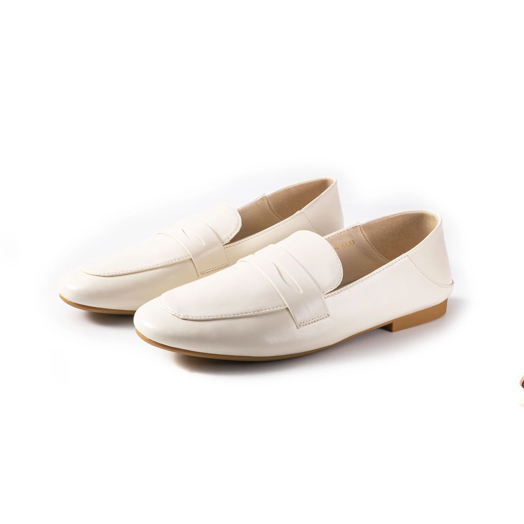 英伦风软底奶奶鞋乐福平底女单鞋 9889-1 CA-0524