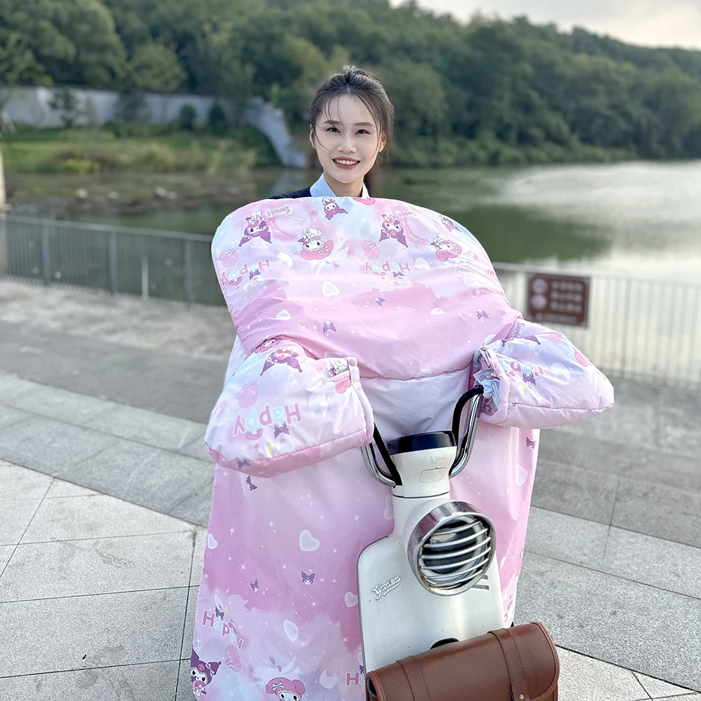 【现货】洛米星球鲨鱼皮二代超强防水电动车挡风被双面防雨轻柔舒适