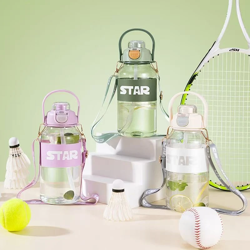 先行大容量高颜值吸管网红ins便携防漏耐摔户外男女学生水杯