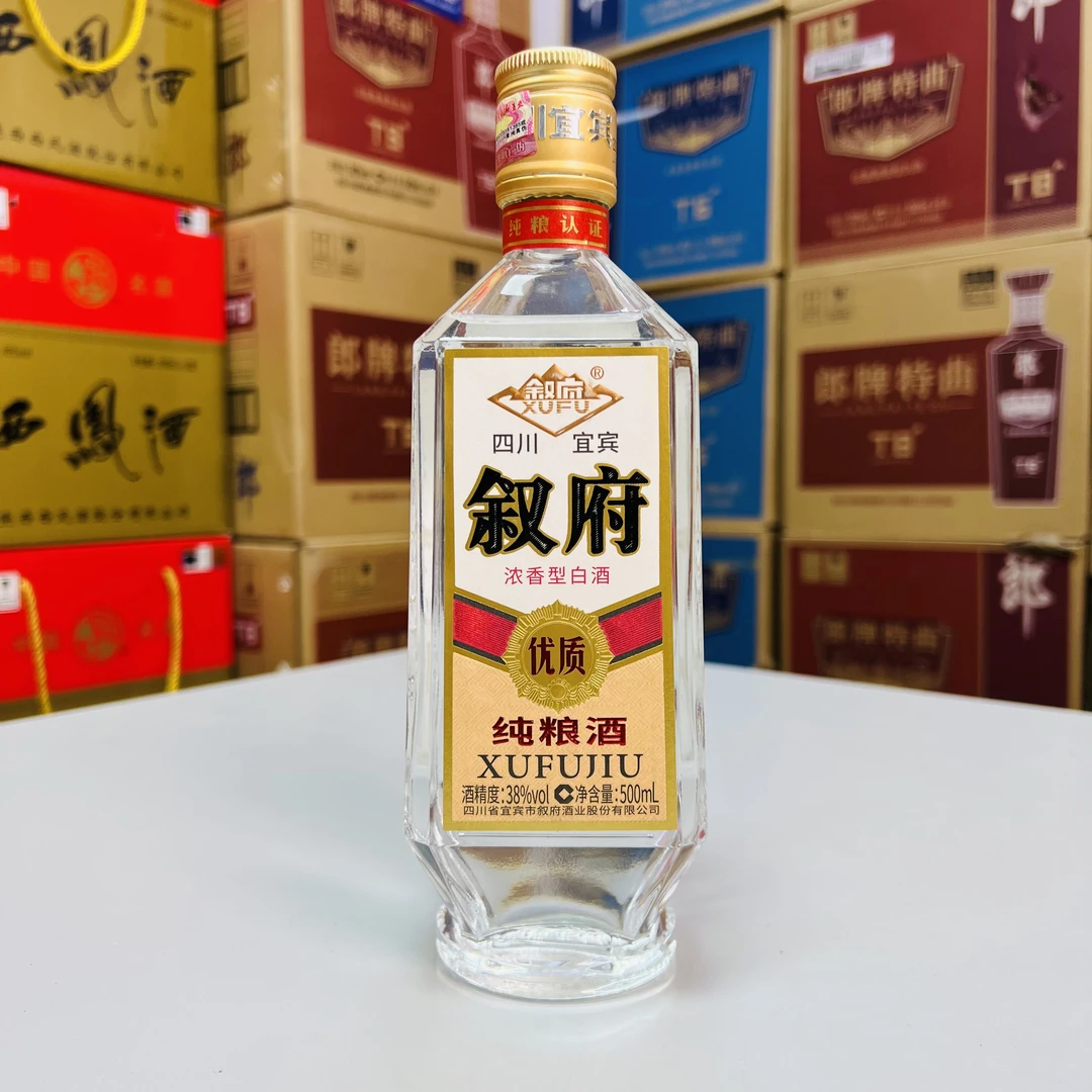 叙府叙府浓香型白酒纯粮食酿造38度500ml38度500ml