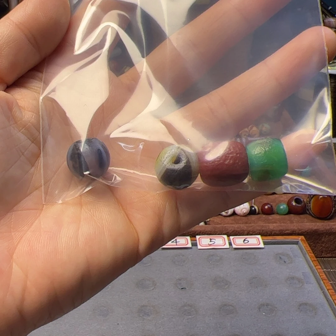 玛瑙/玉髓单珠未镶嵌阿*