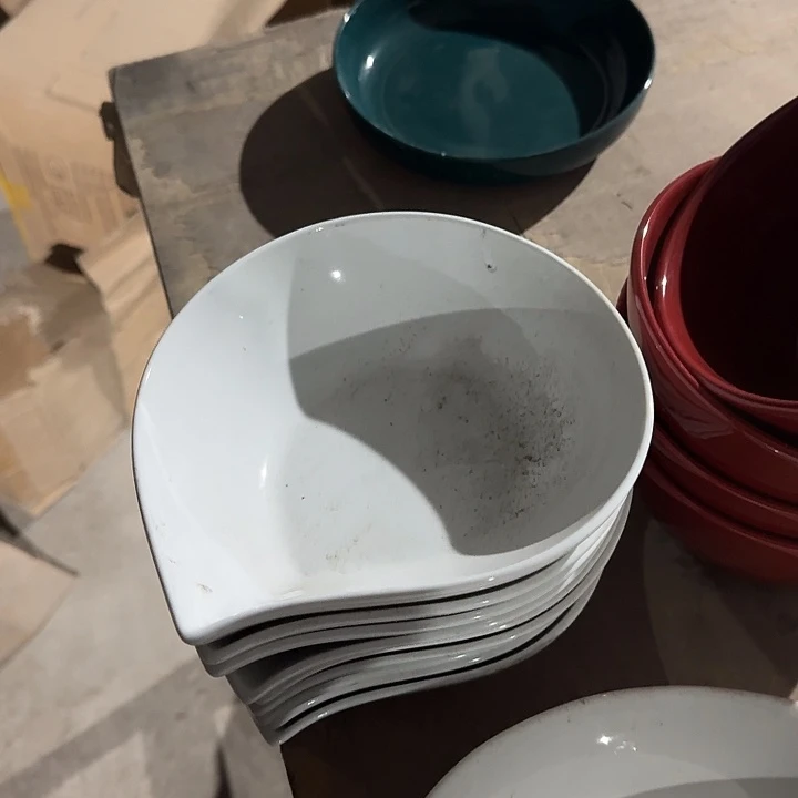 瓷4 个装  7 英寸 水滴碗