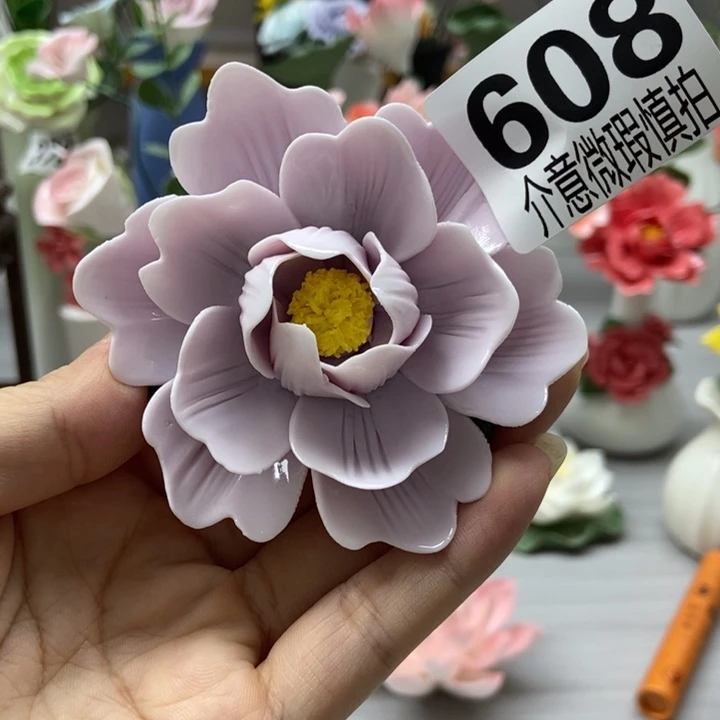 陶瓷手工制作陶瓷花
