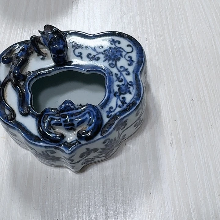 瓷片0**5青花缠枝洗精品好