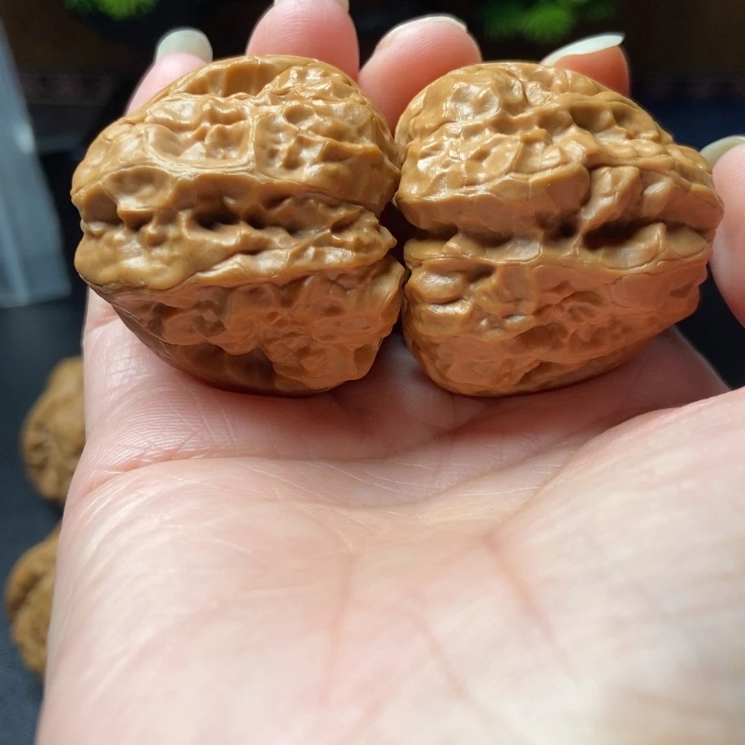 文玩核桃把件蛤蟆头37