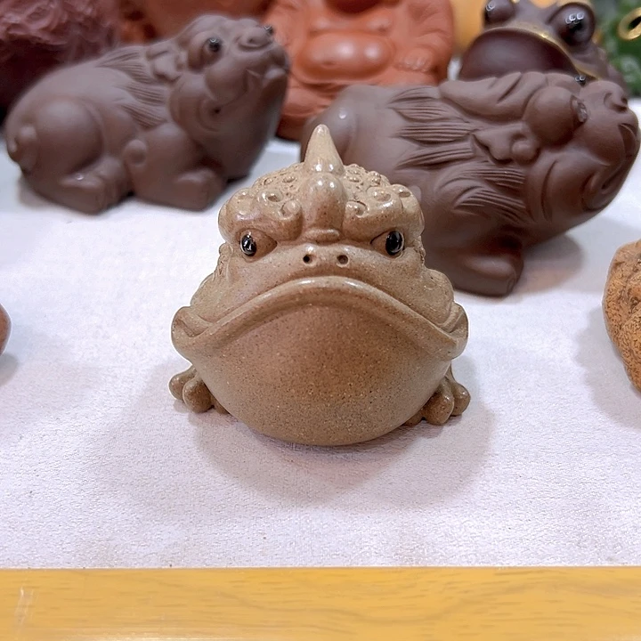 紫砂茶宠紫砂茶宠清段地包天