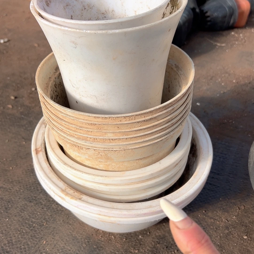 白圆盆组合套装 打包