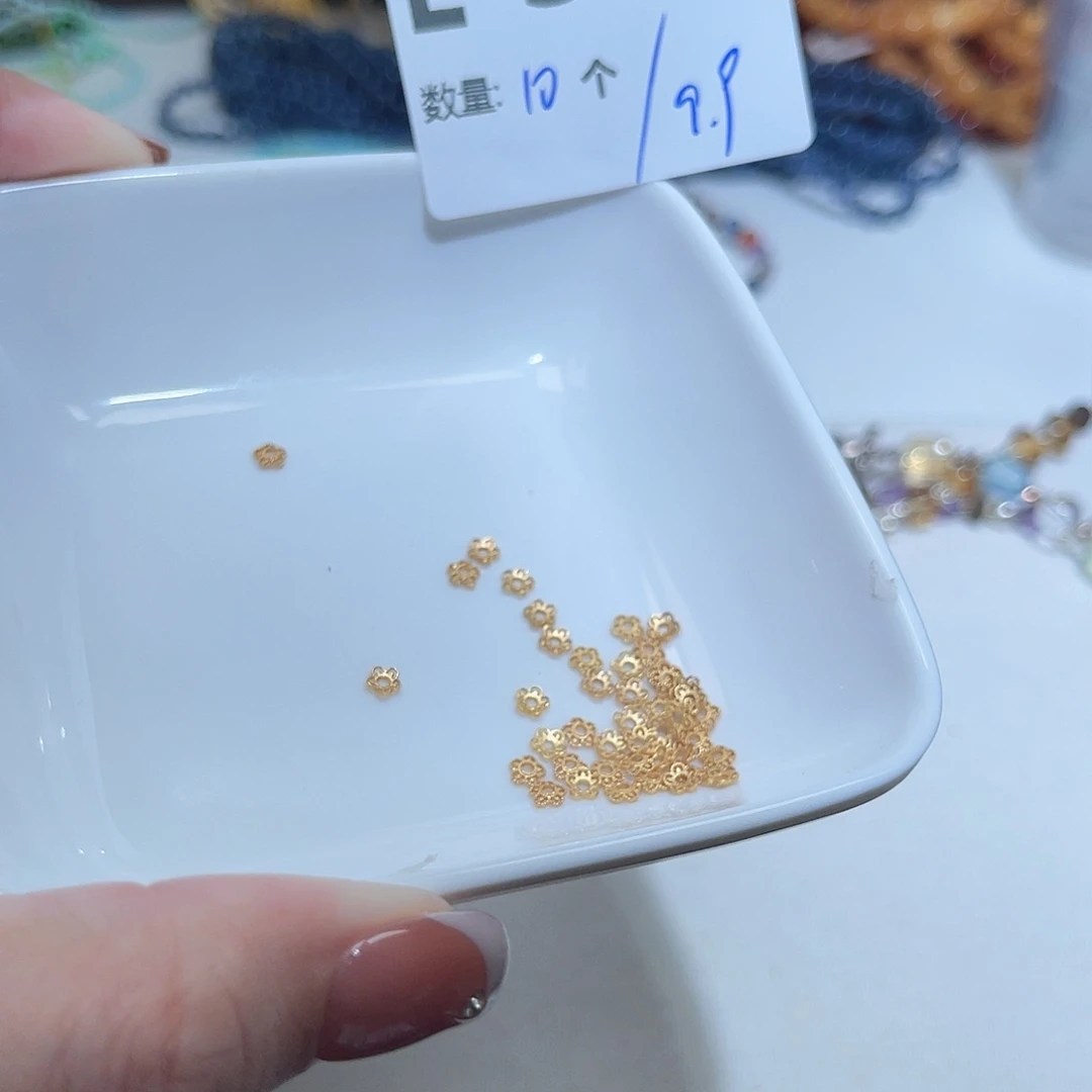 银S925镶嵌珠宝半成品水晶E38。