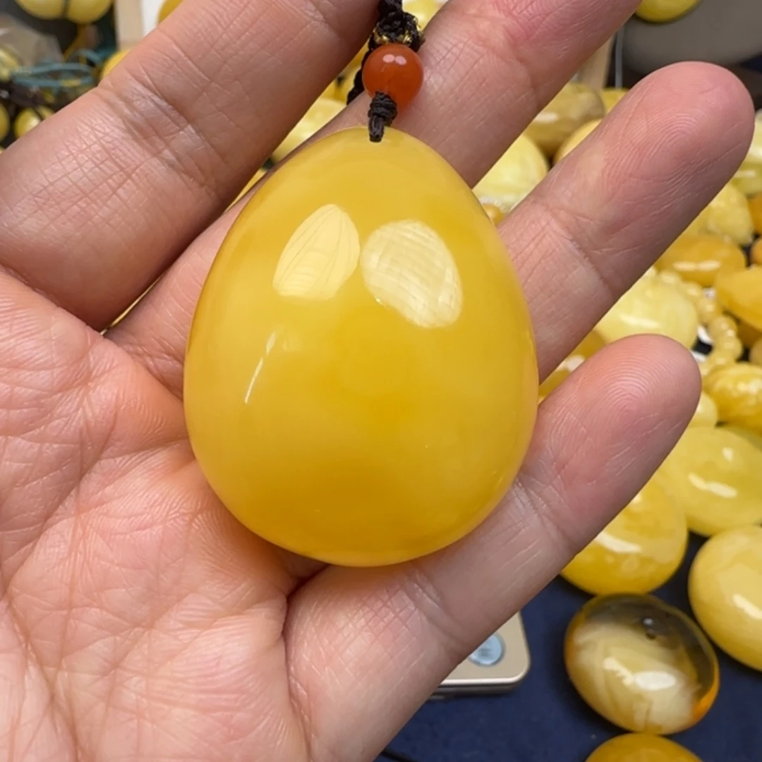 蜜蜡未镶嵌颈饰天然蜜蜡