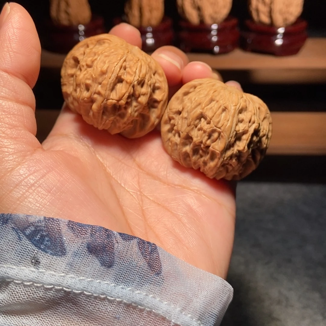 核桃手串/手链山地磨盘正无修全品红皮40