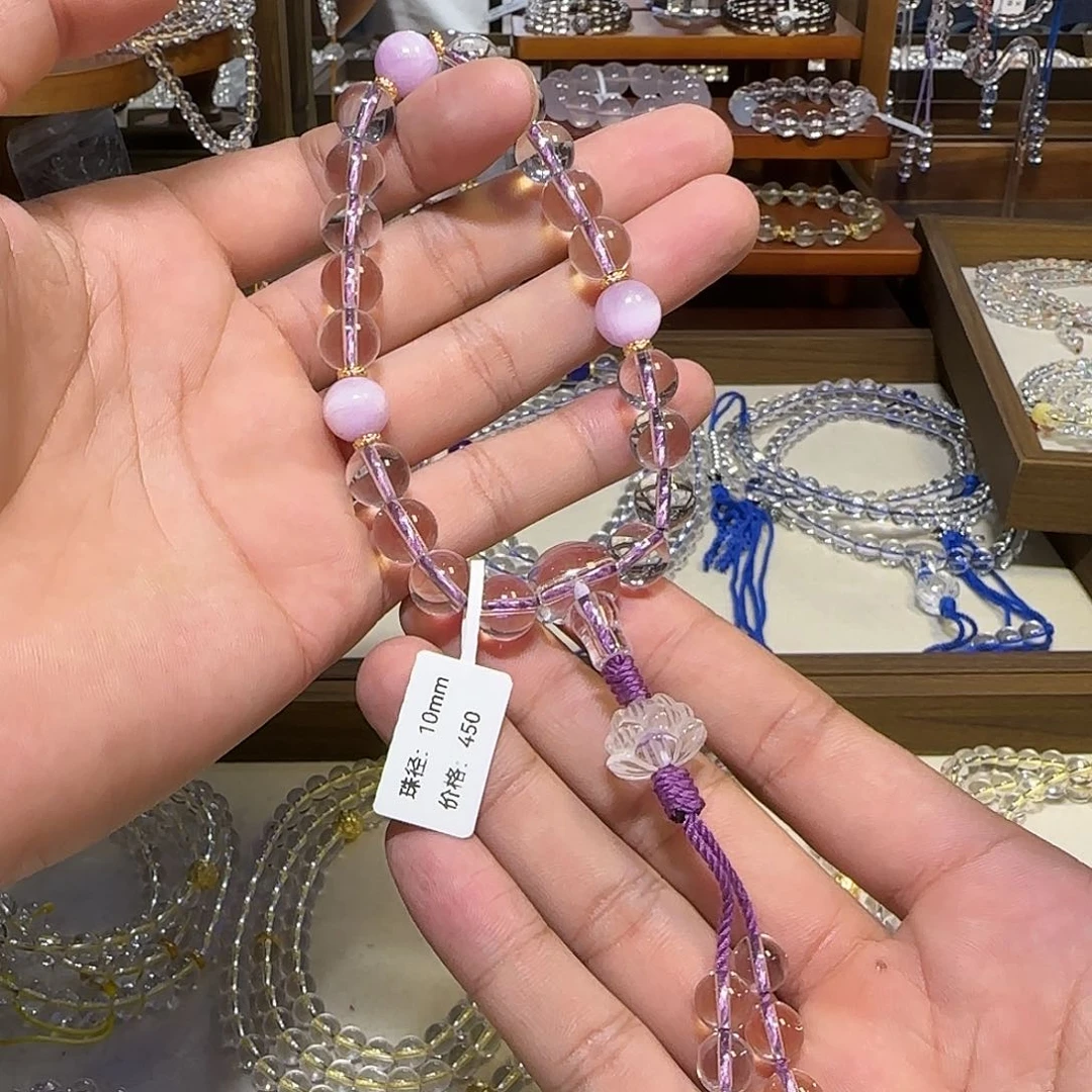 水晶手链未镶嵌白水晶