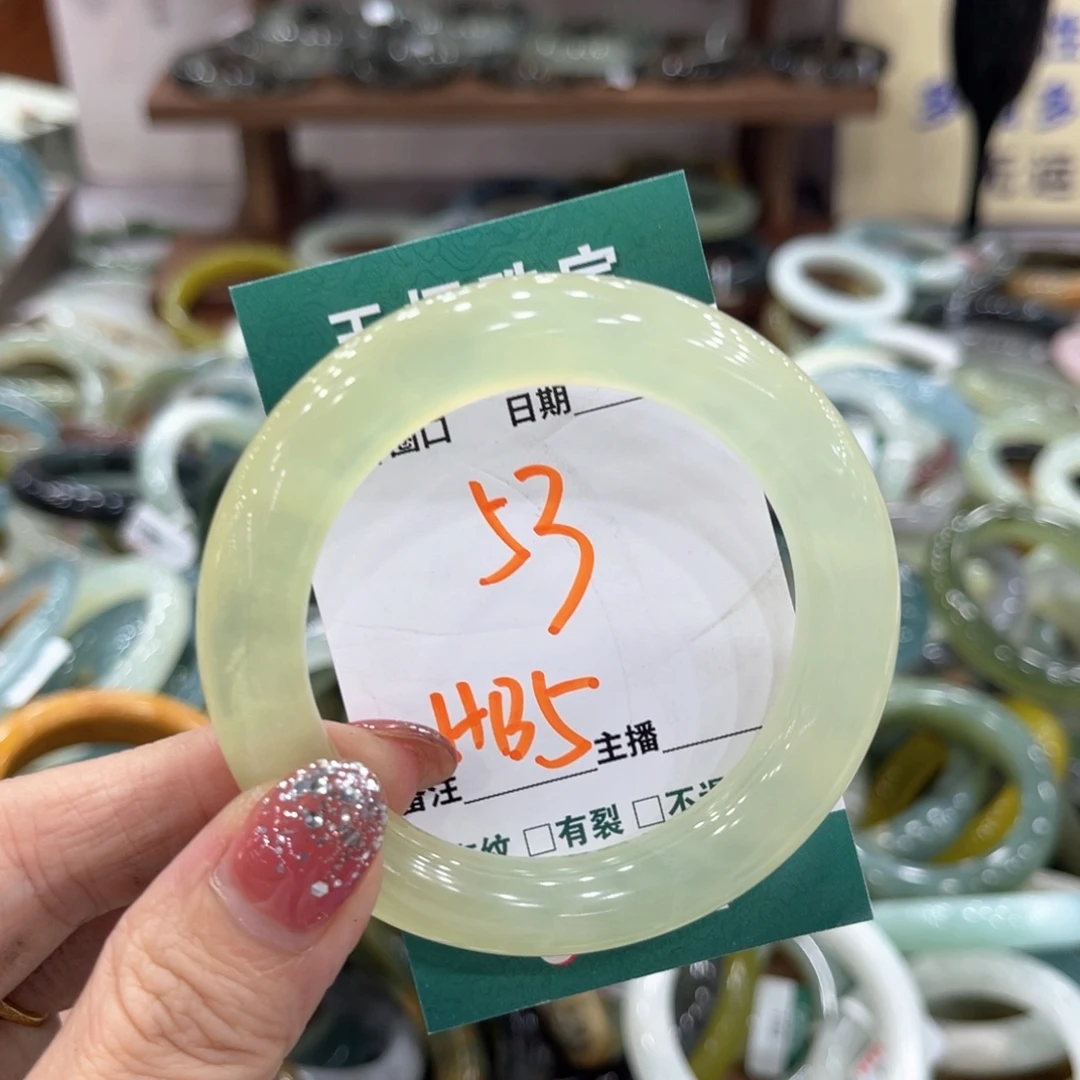 未镶嵌蛇纹石玉手镯手镯