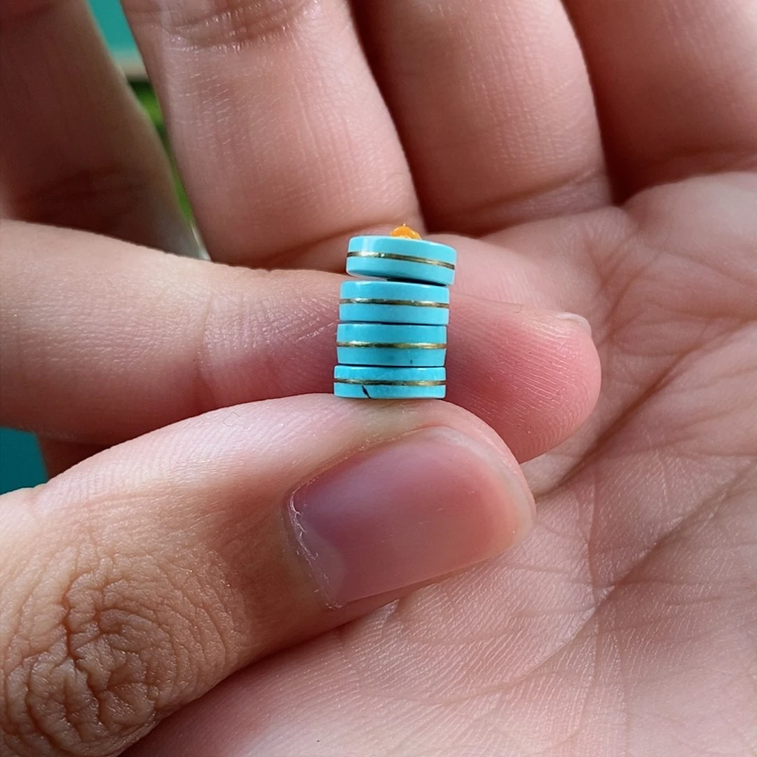 绿松石珠宝奇石足金镶嵌