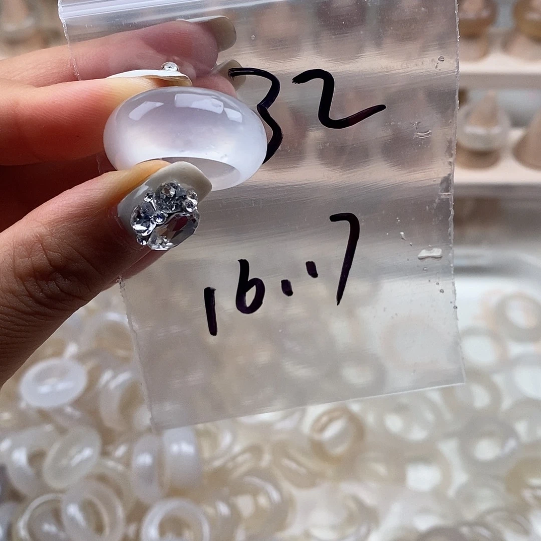 玛瑙/玉髓戒指合金